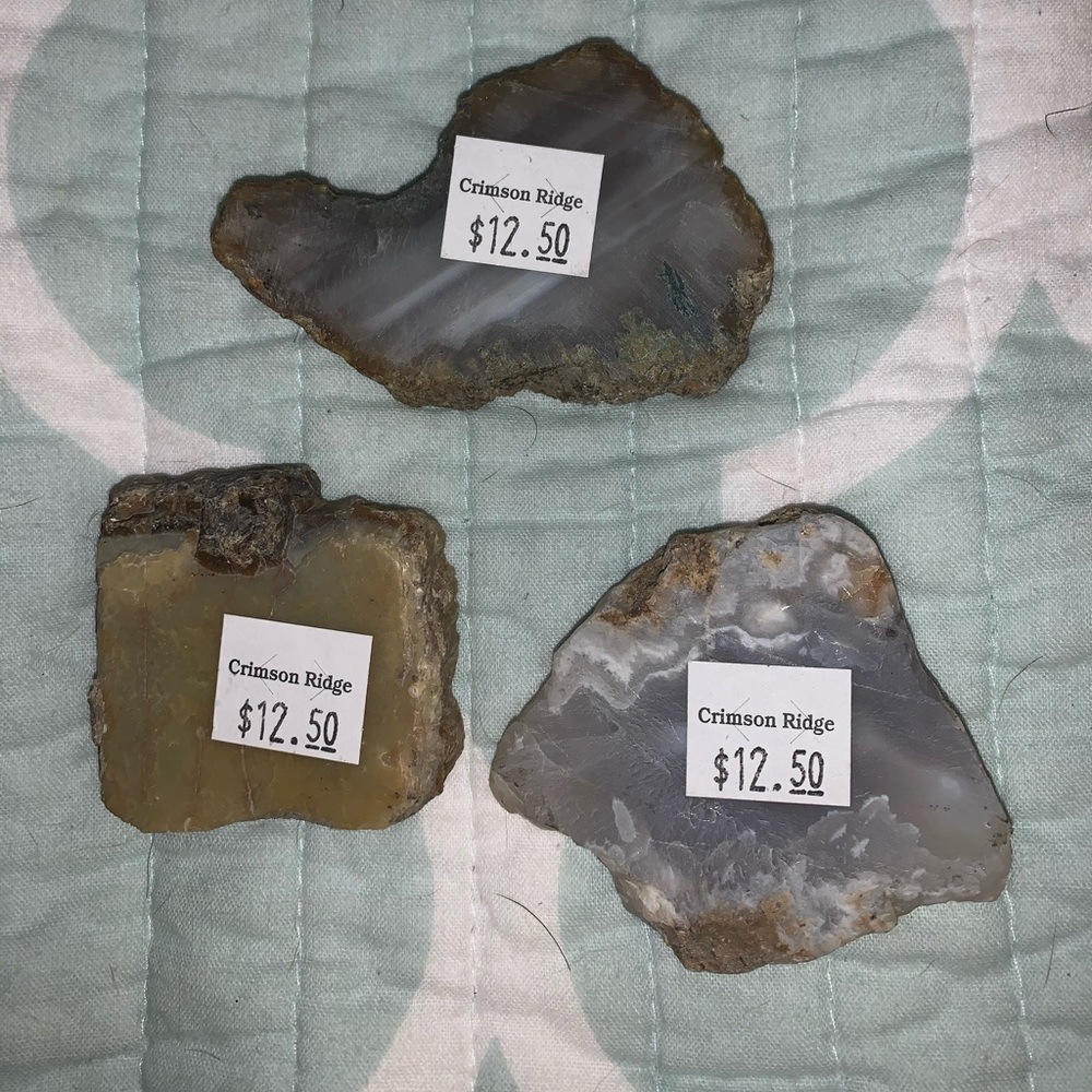 3 geode rocks - Picture 2 of 6